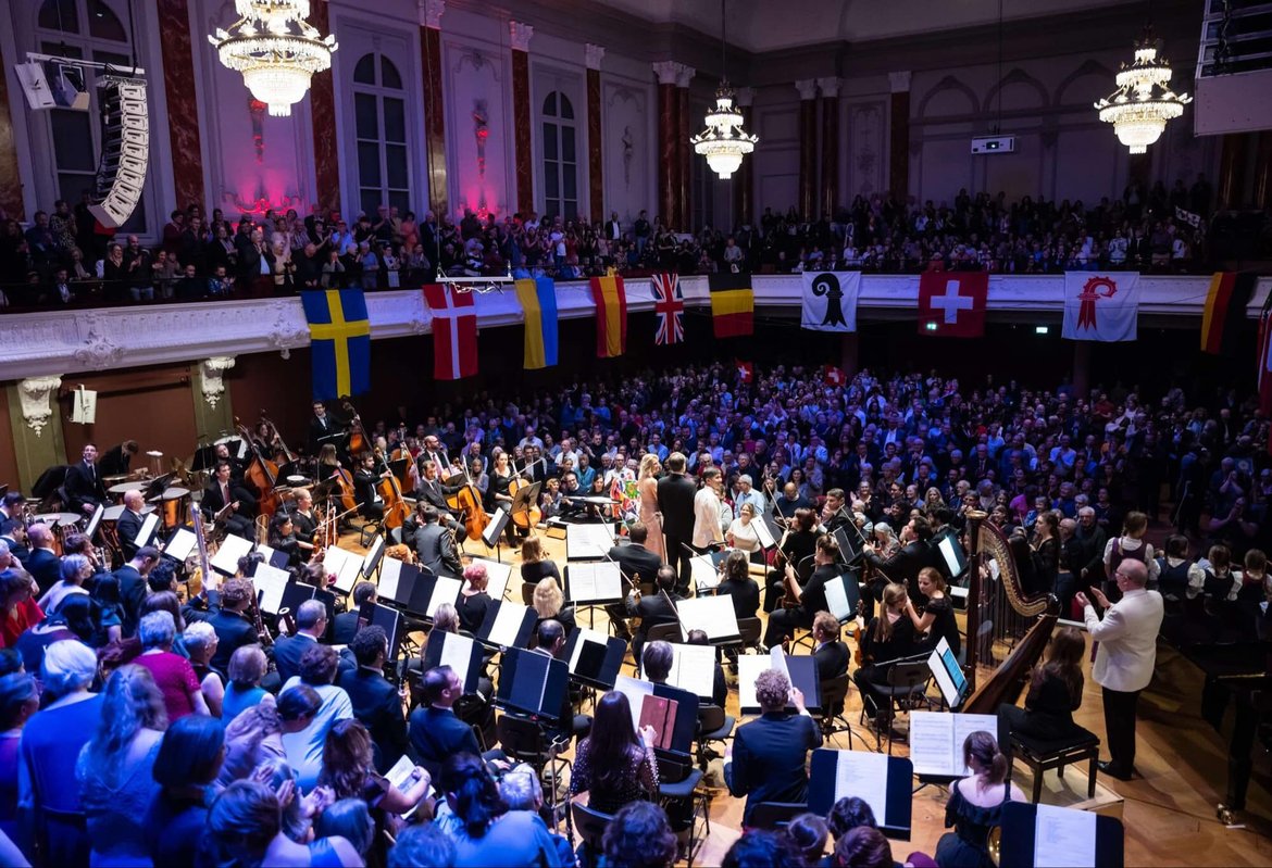 Blick in den ausverkauften Musiksaal