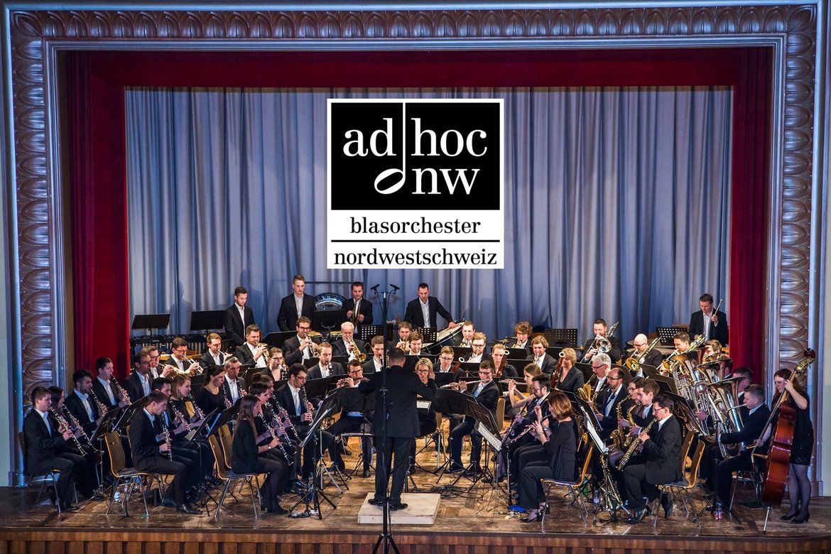 Ein Foto des Eine musikalische adhoc.nw Blasorchester Nordwestschweiz